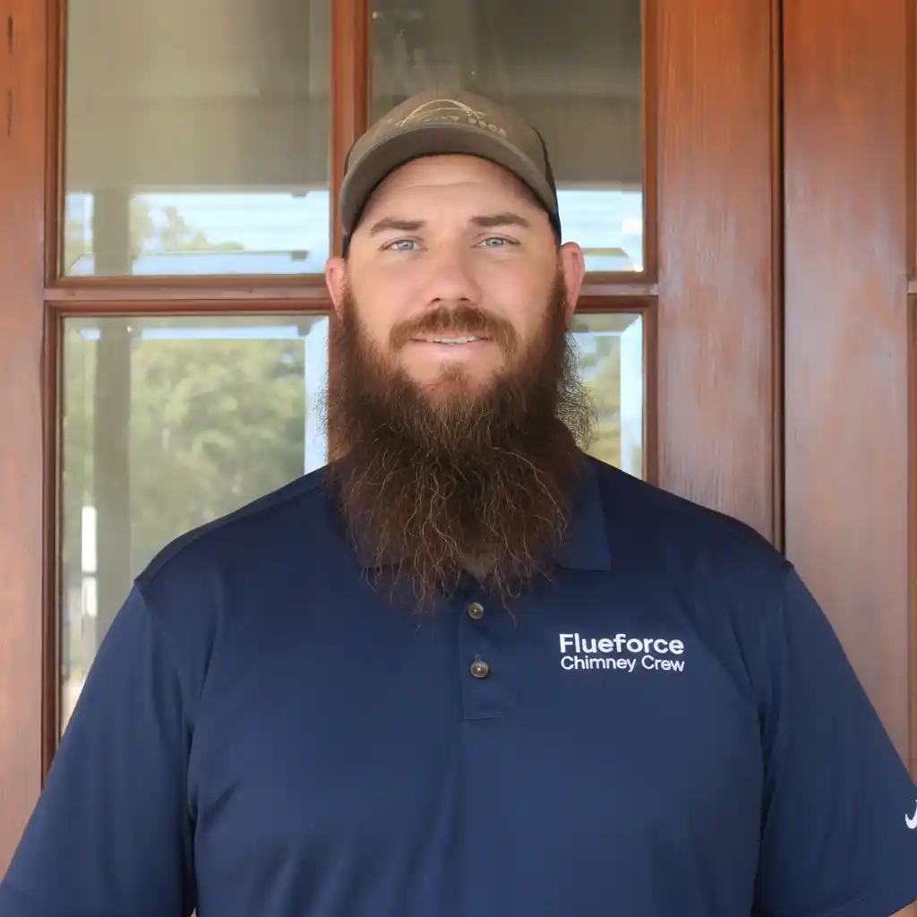 Scott Collins, owner of Flueforce Chimney Crew, professional chimney sweep specialist